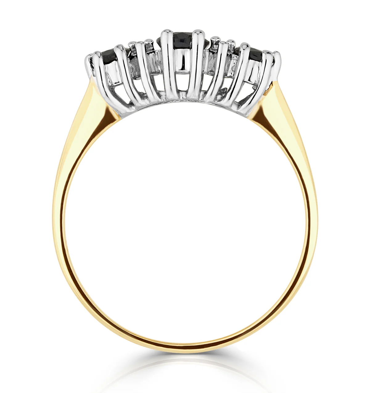 Sapphire 1.00ct And Diamond 9K Gold Ring - Image 3