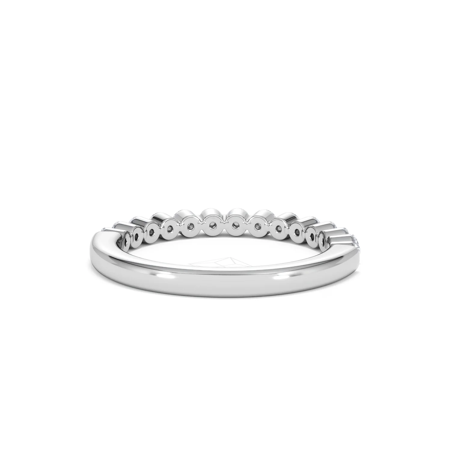 Solstice 0.35ct Lab Diamond Half Eternity Ring F/VS in 9k White Gold - Image 47