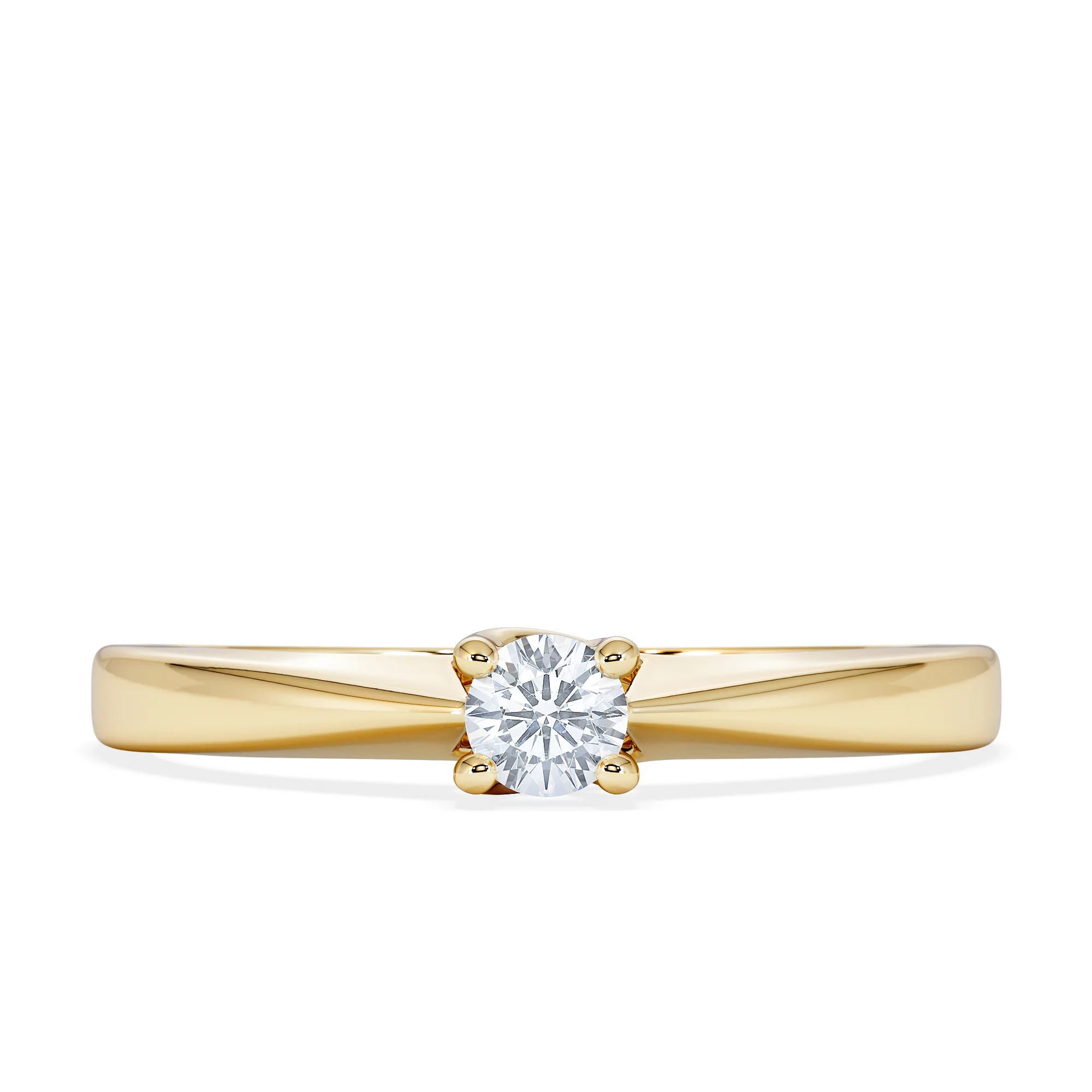 Naomi Lab Diamond Engagement Ring 0.15ct H/Si in 9K Gold - Image 5
