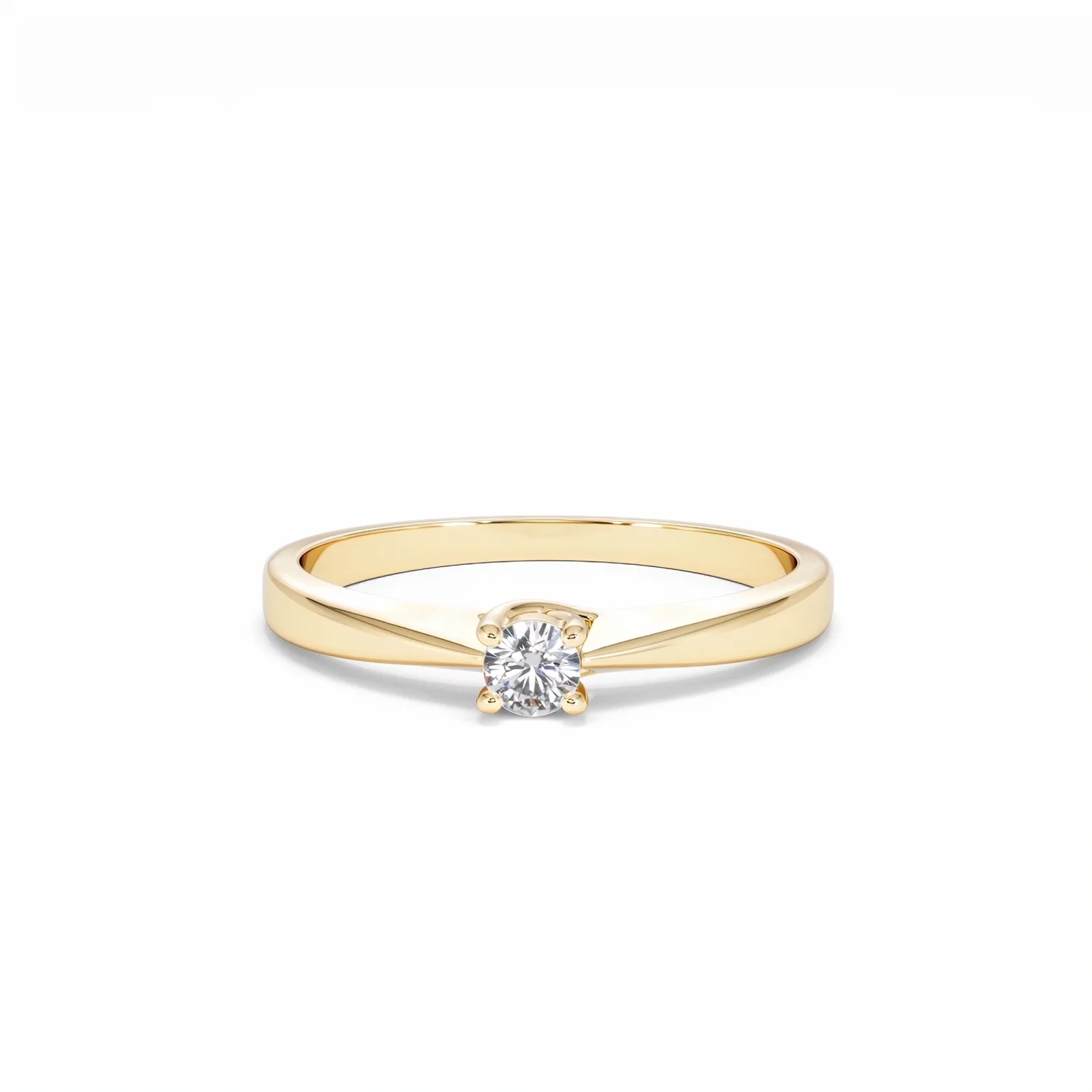 Naomi Lab Diamond Engagement Ring 0.15ct H/Si in 9K Gold - Image 87