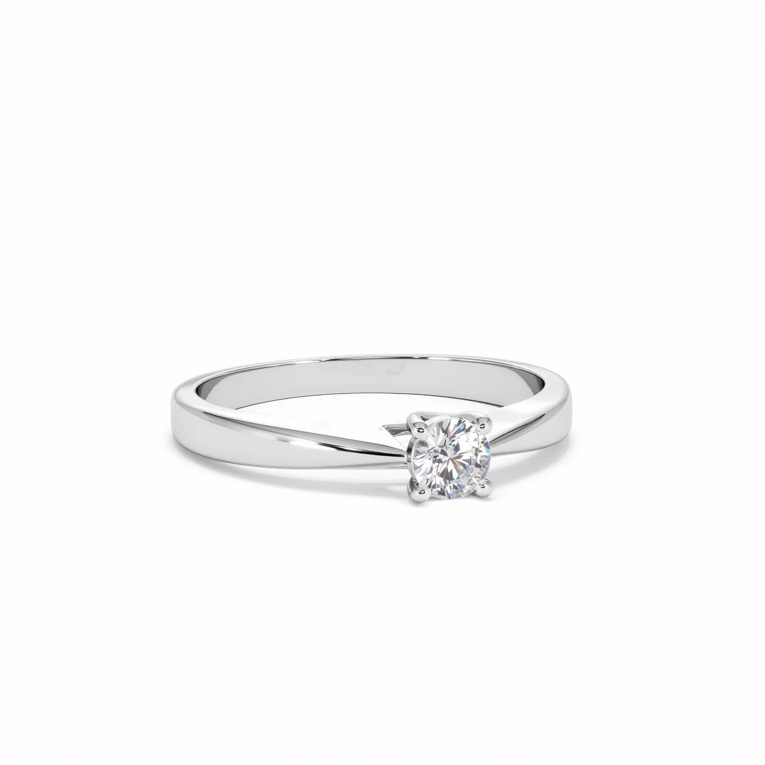 Naomi Lab Diamond Engagement Ring 0.25ct H/Si in 925 Silver - Image 12