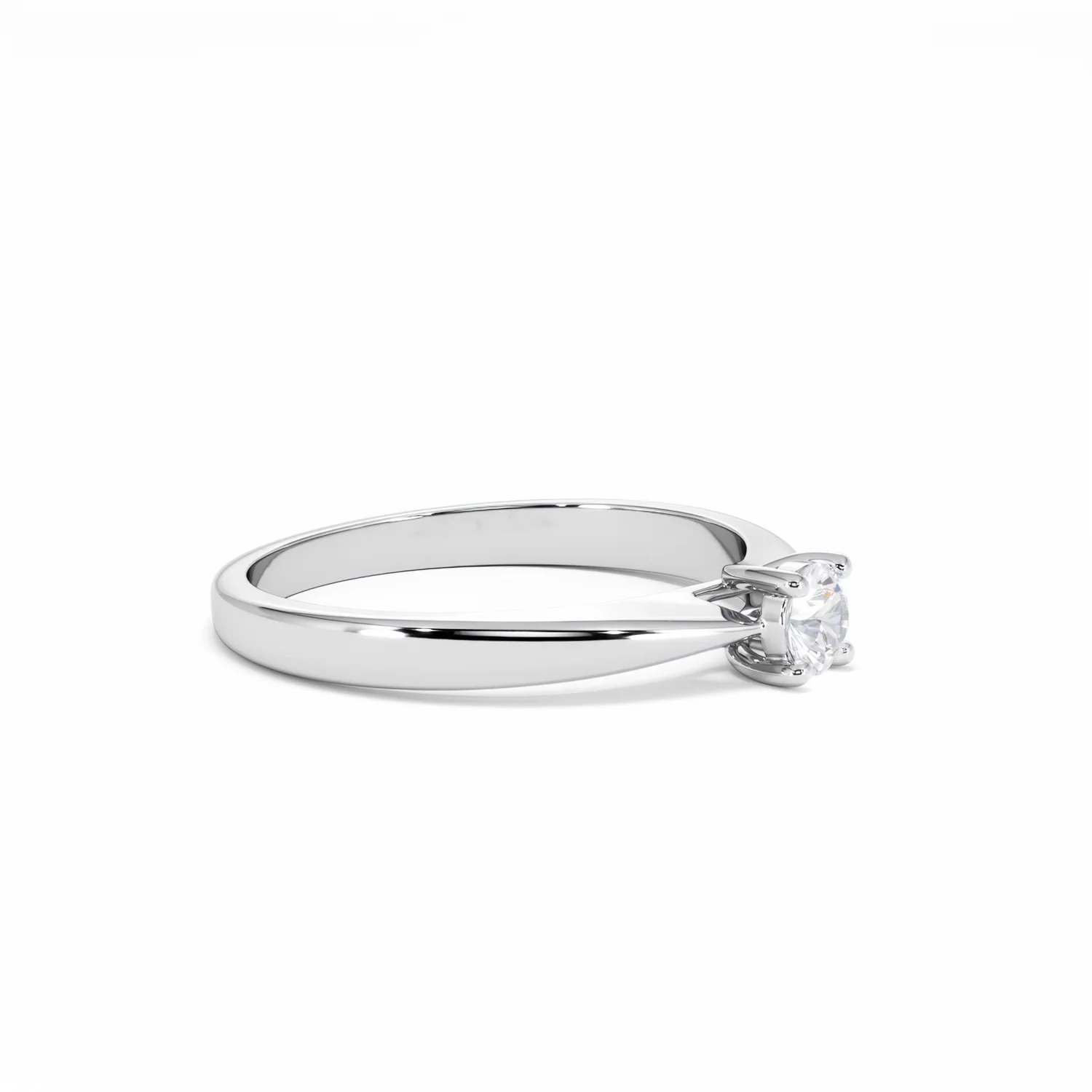 Naomi Lab Diamond Engagement Ring 0.25ct H/Si in 925 Silver - Image 21