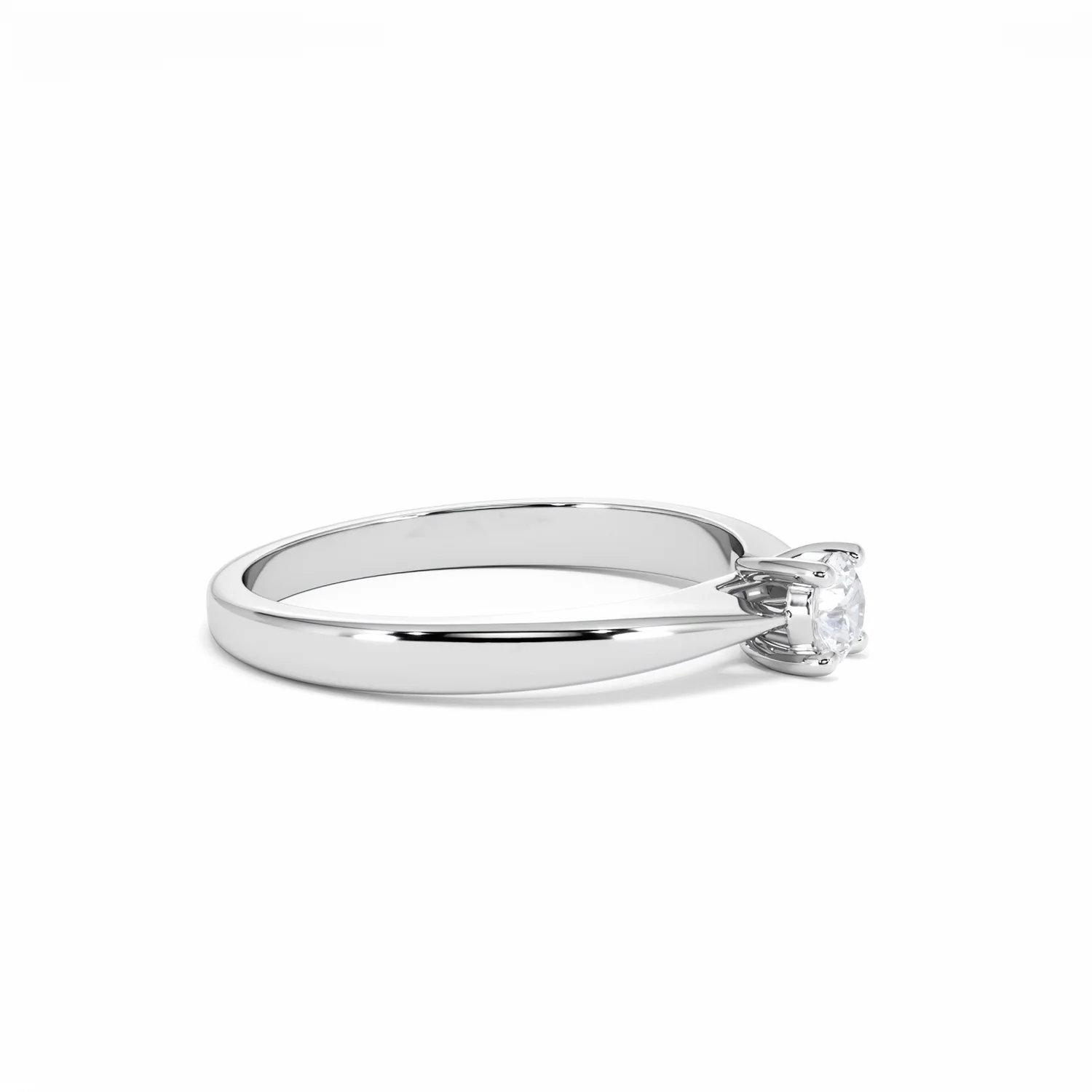 Naomi Lab Diamond Engagement Ring 0.25ct H/Si in 925 Silver - Image 23