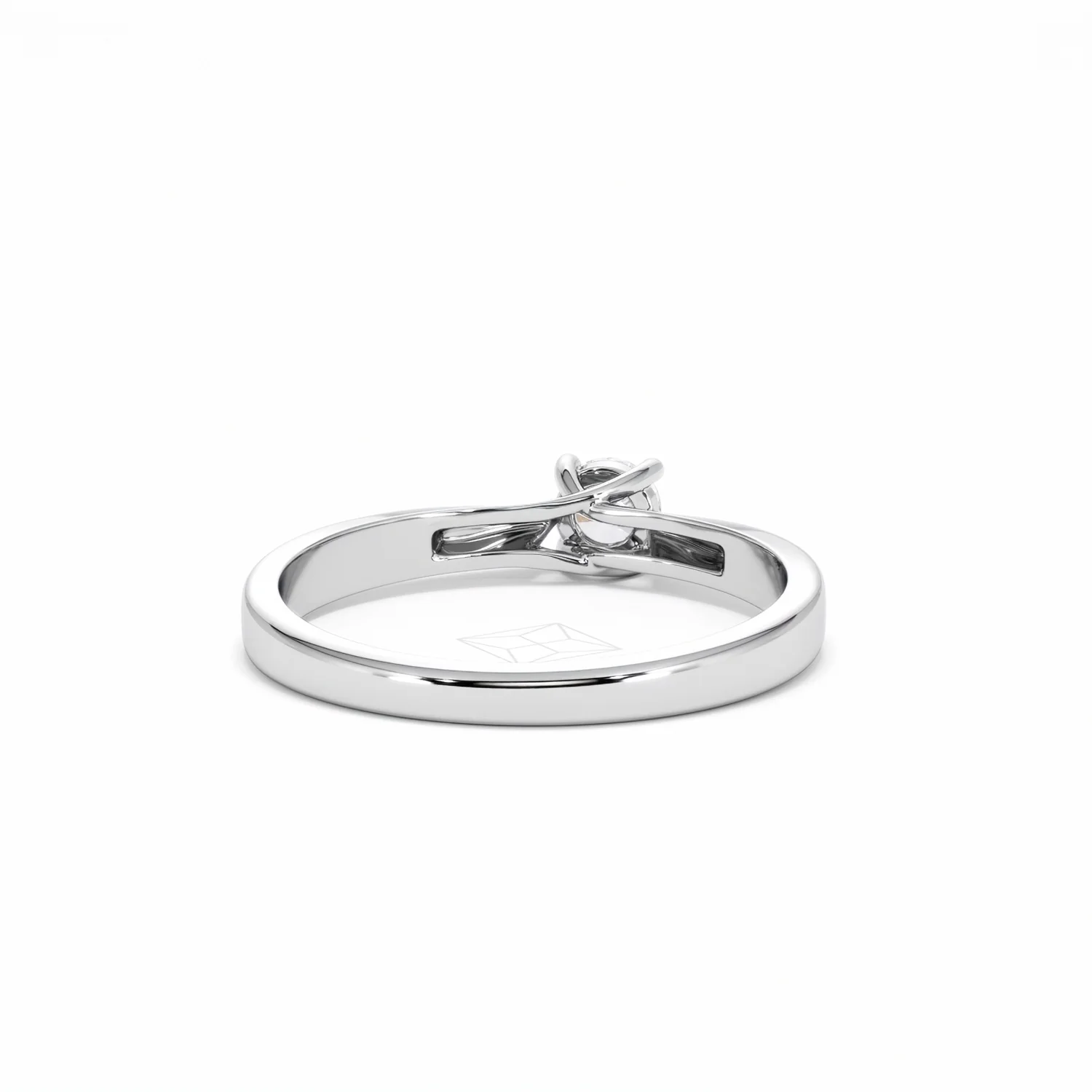 Naomi Lab Diamond Engagement Ring 0.25ct H/Si in 925 Silver - Image 45