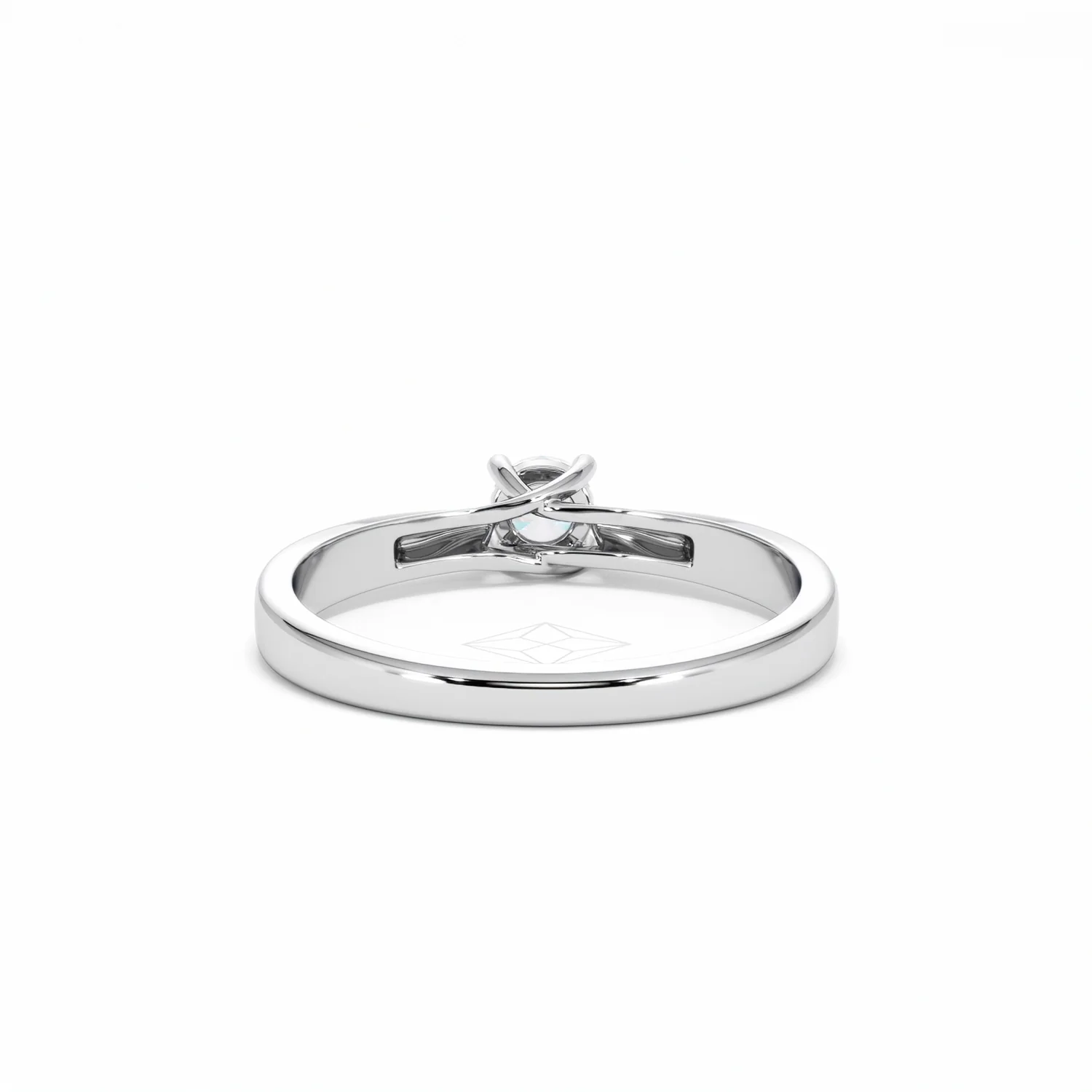 Naomi Lab Diamond Engagement Ring 0.25ct H/Si in 925 Silver - Image 48