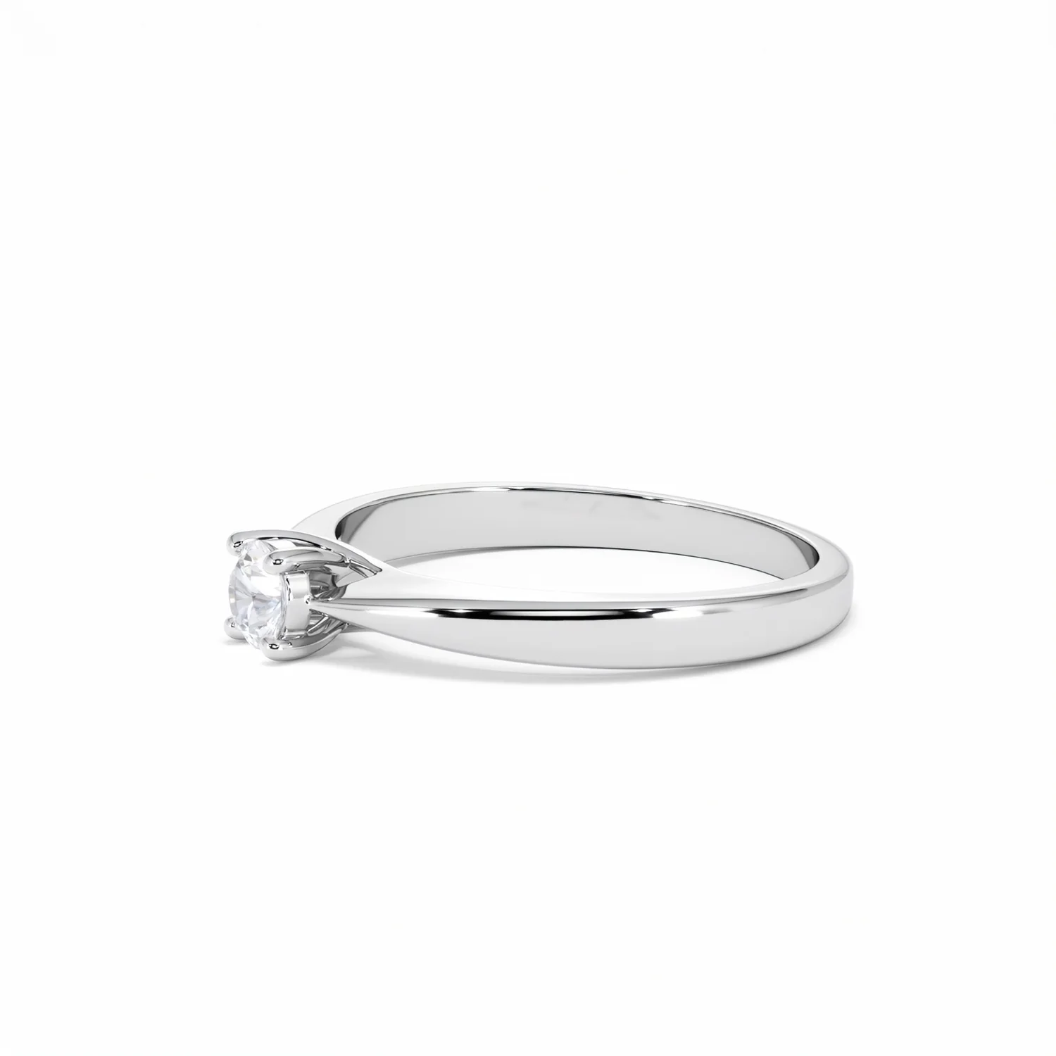 Naomi Lab Diamond Engagement Ring 0.25ct H/Si in 925 Silver - Image 74
