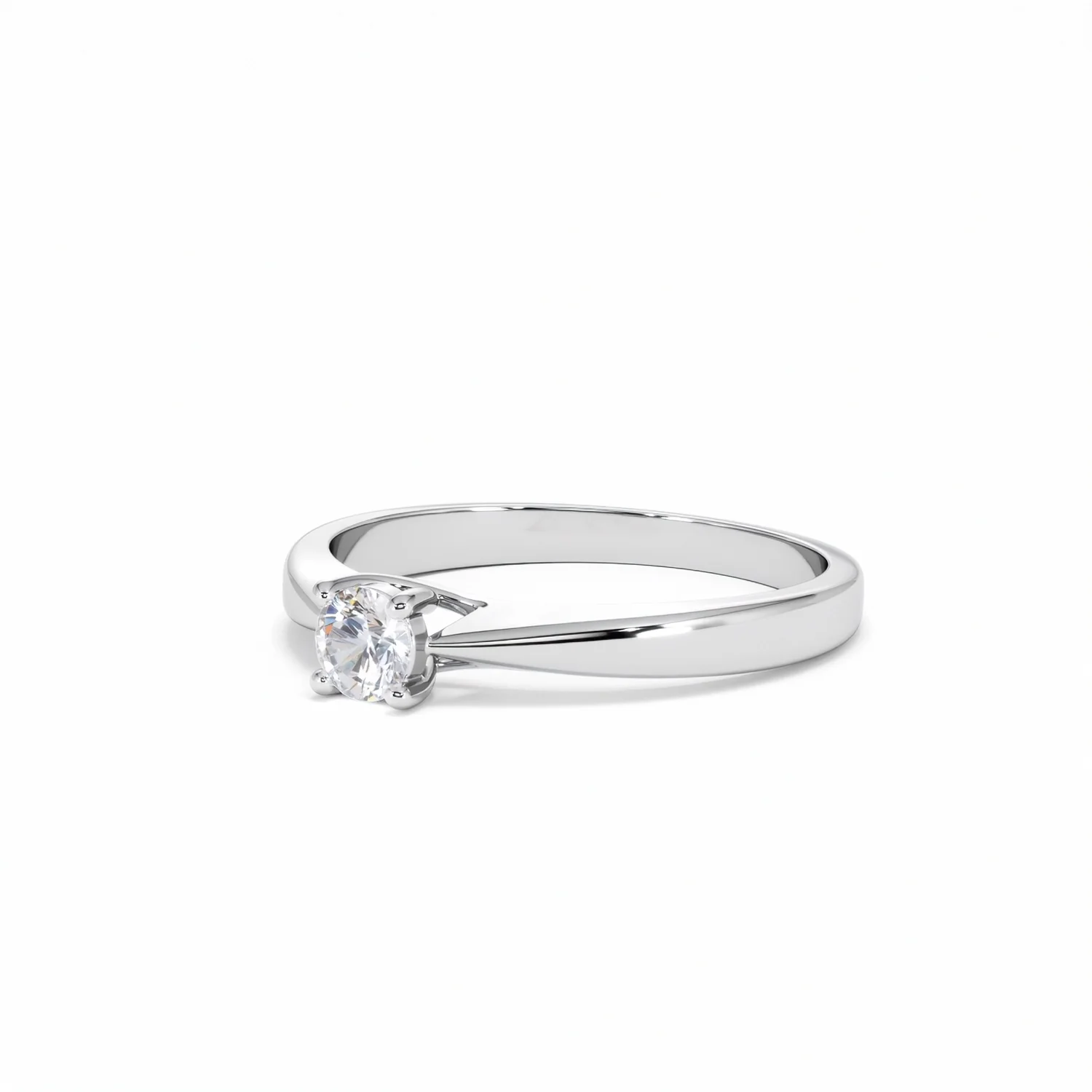 Naomi Lab Diamond Engagement Ring 0.25ct H/Si in 925 Silver - Image 80