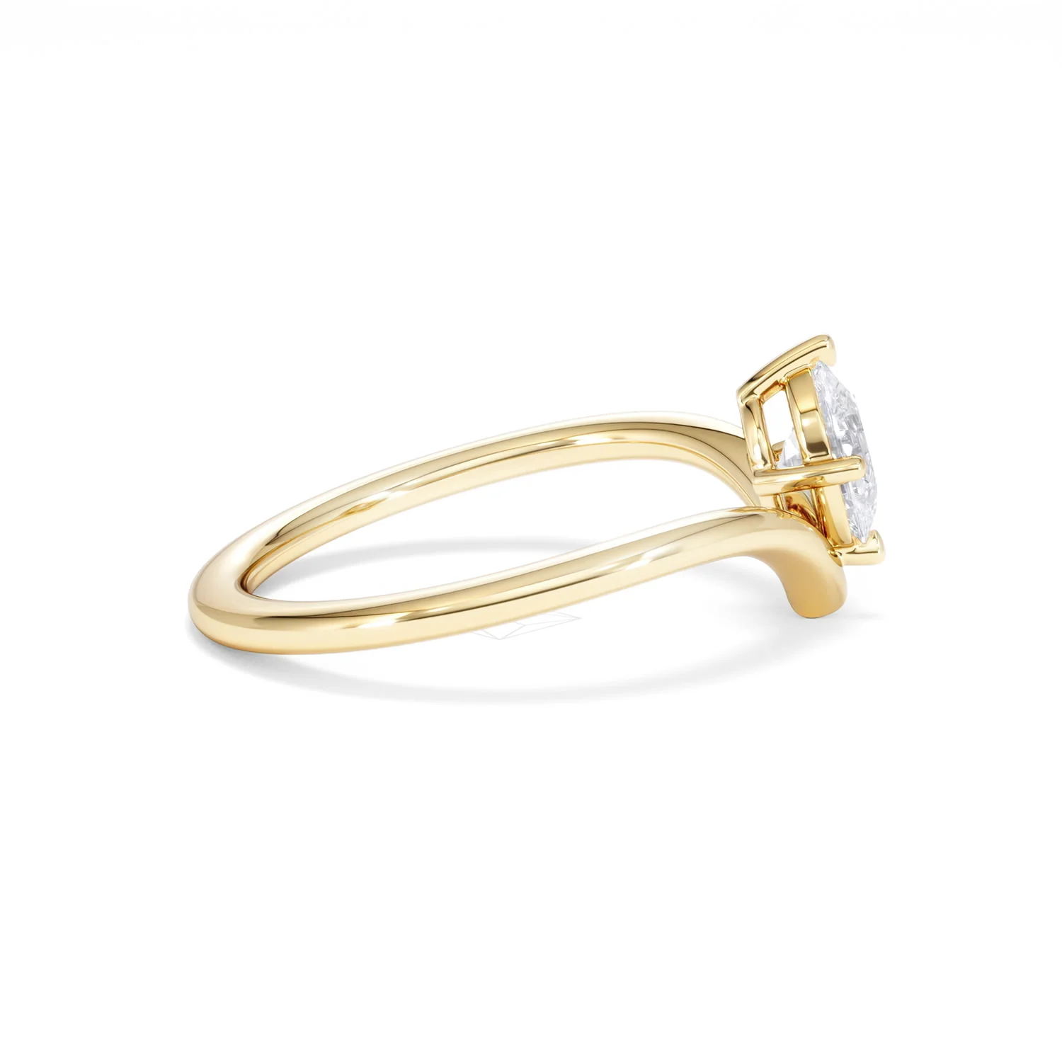 Vela 0.50ct Oval Cut Lab Diamond Solitaire Engagement Ring in 18K Yellow Gold - Image 28