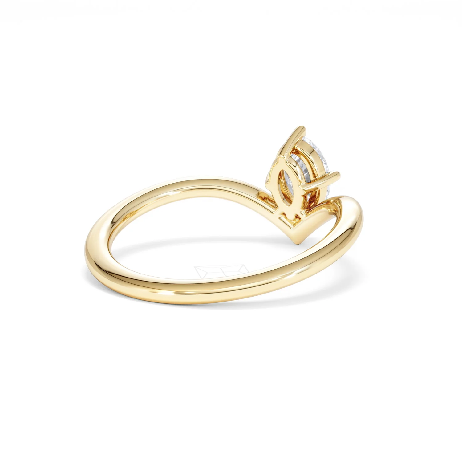 Vela 0.50ct Oval Cut Lab Diamond Solitaire Engagement Ring in 18K Yellow Gold - Image 40