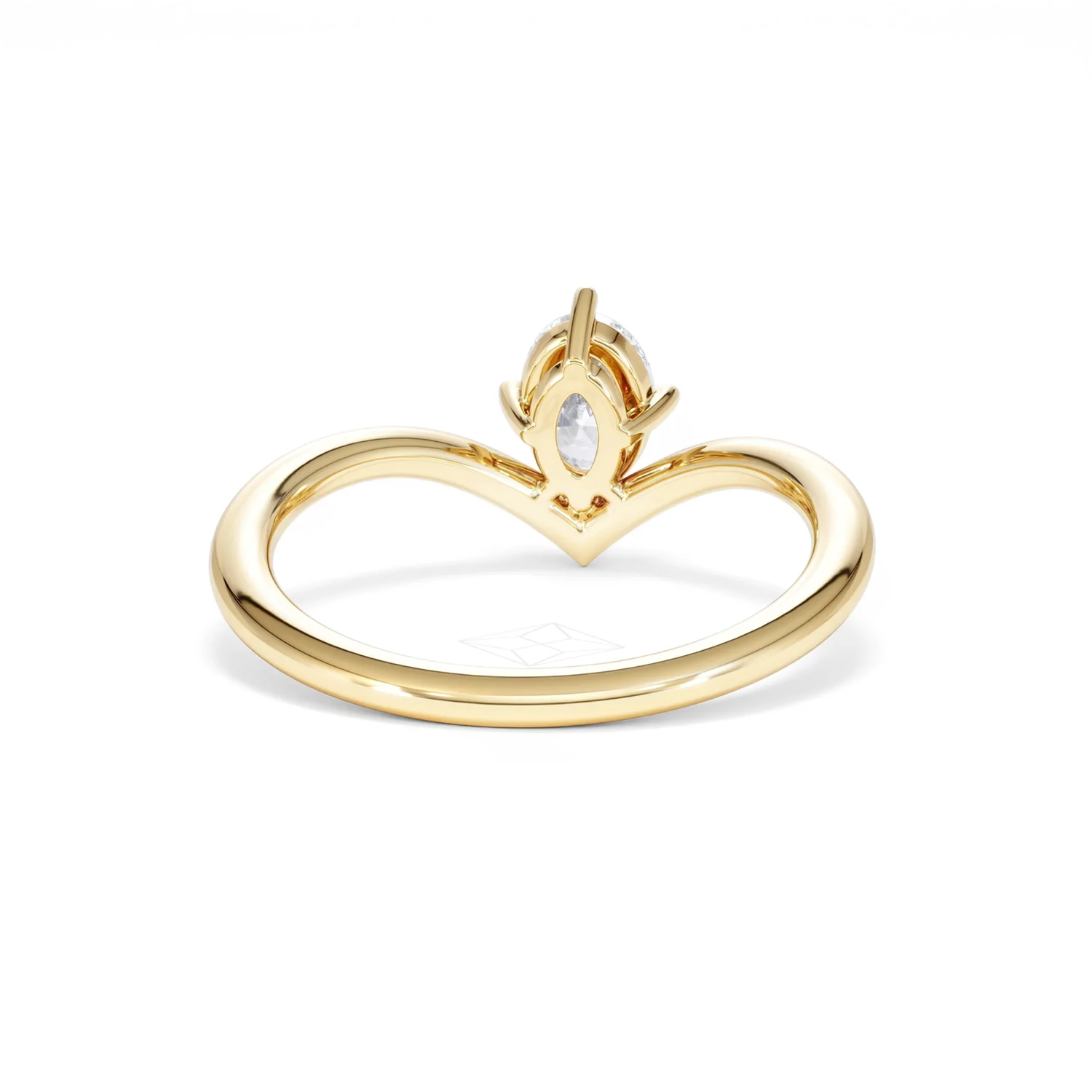 Vela 0.50ct Oval Cut Lab Diamond Solitaire Engagement Ring in 18K Yellow Gold - Image 46