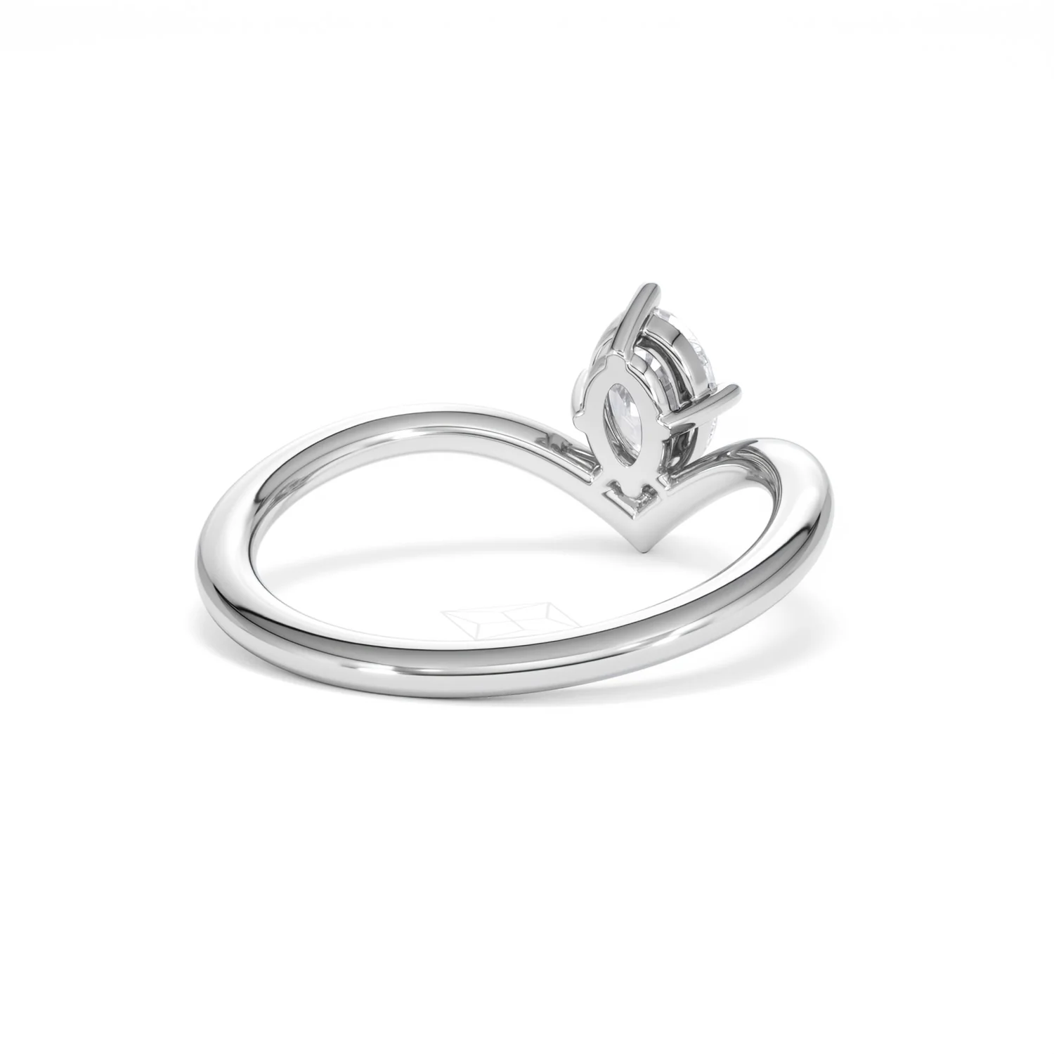Vela 0.50ct Oval Cut Lab Diamond Solitaire Engagement Ring in Platinum - Image 41