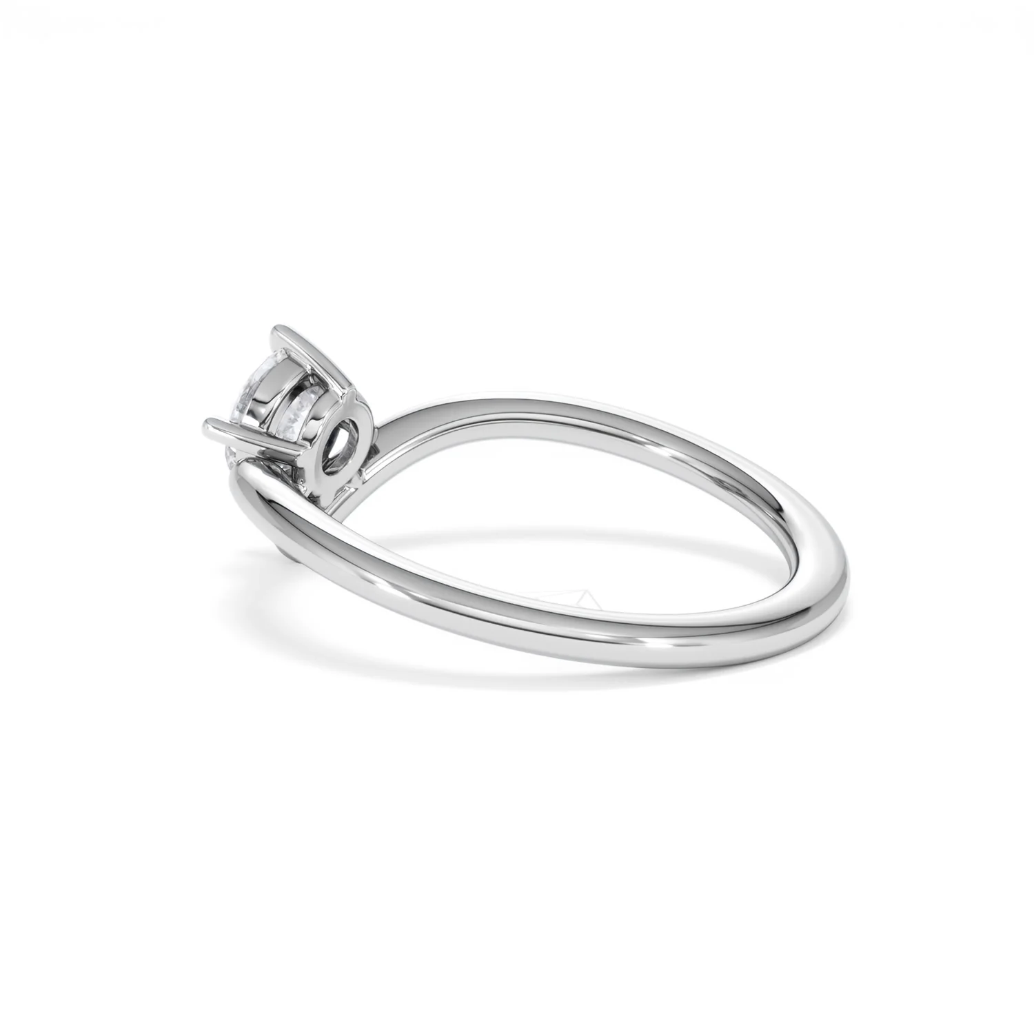 Vela 0.50ct Round Cut Lab Diamond Solitaire Engagement Ring in Platinum - Image 60